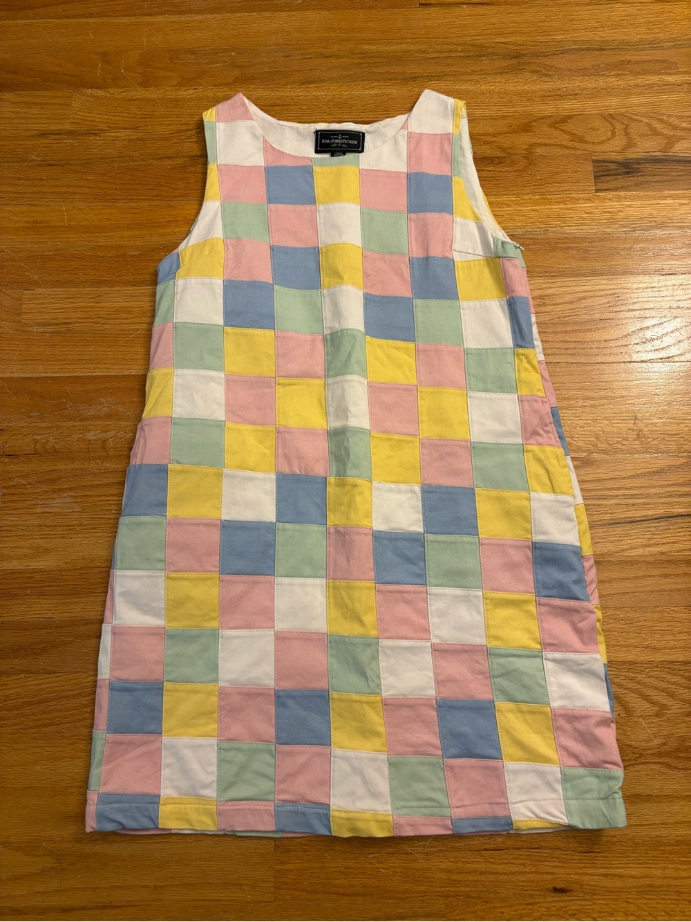 Kiel James Patrick Caddyshack Patchwork Shift Dress Size 6
